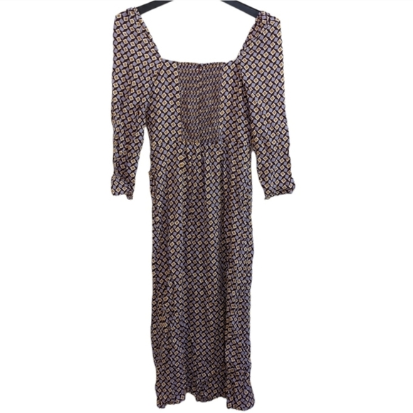Reformation Hilda Long Sleeve Maxi Dress Plaza Size 10 - Picture 5 of 7
